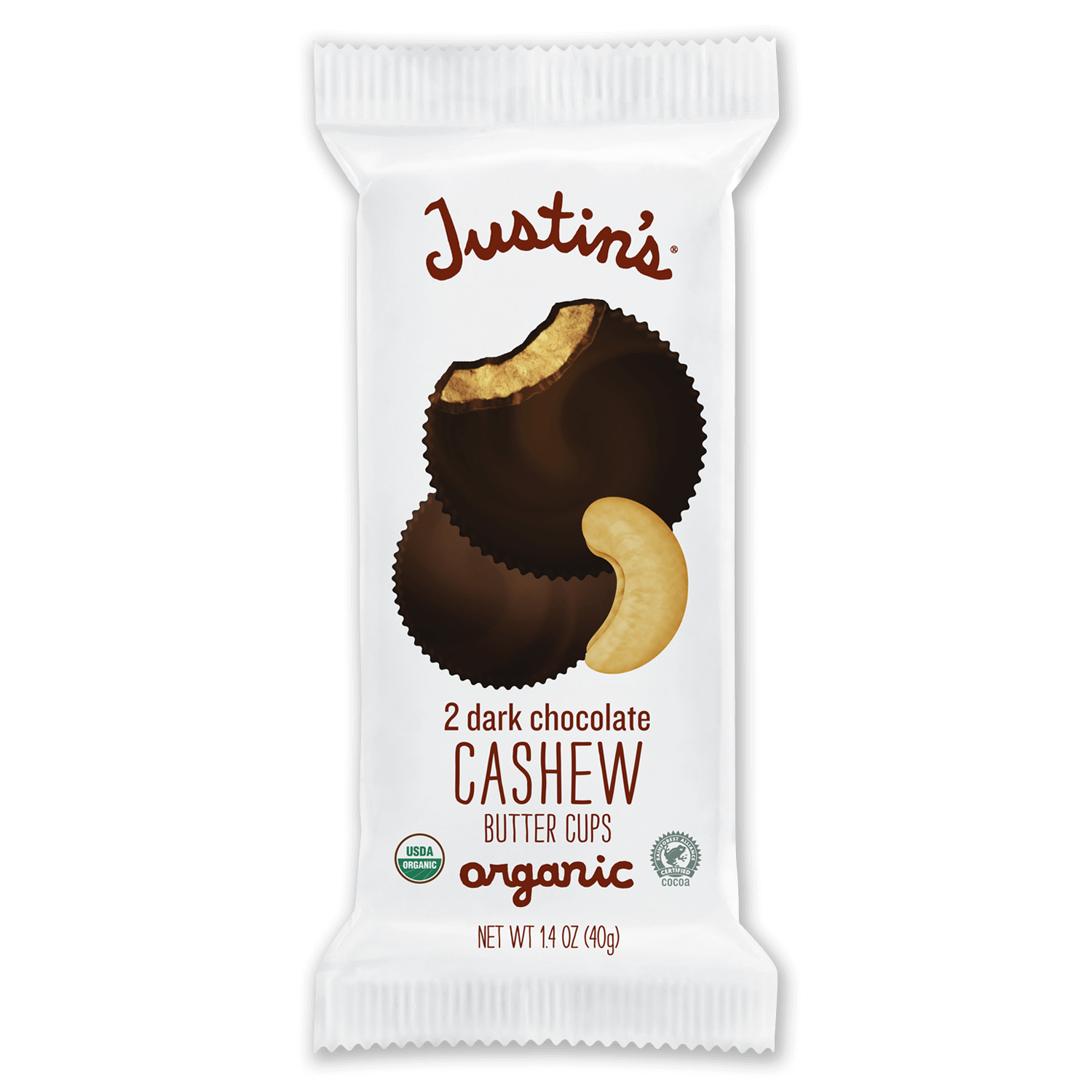 Justin's Organic Dark Chocolate Cashew Butter Cups