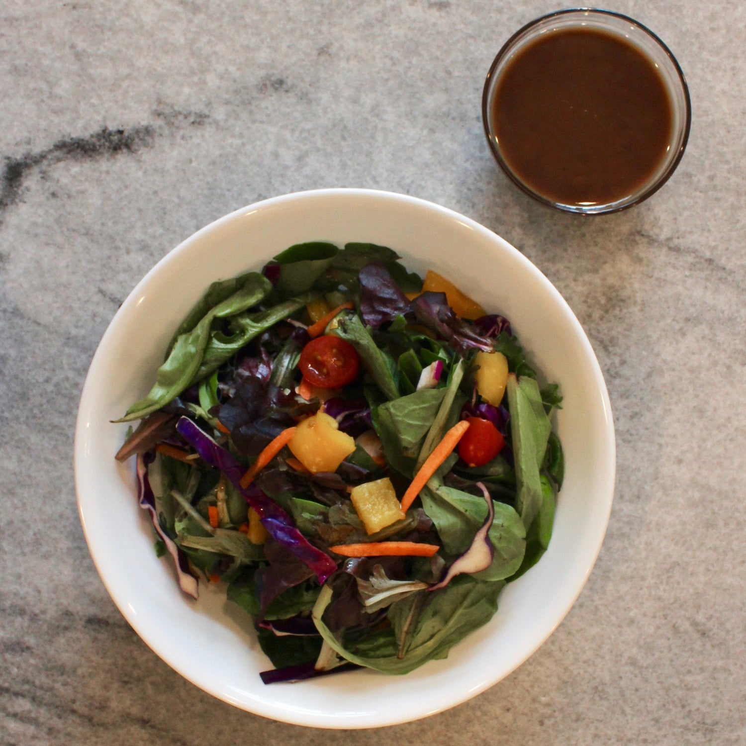 Pictured with KMP Chopped Salad.