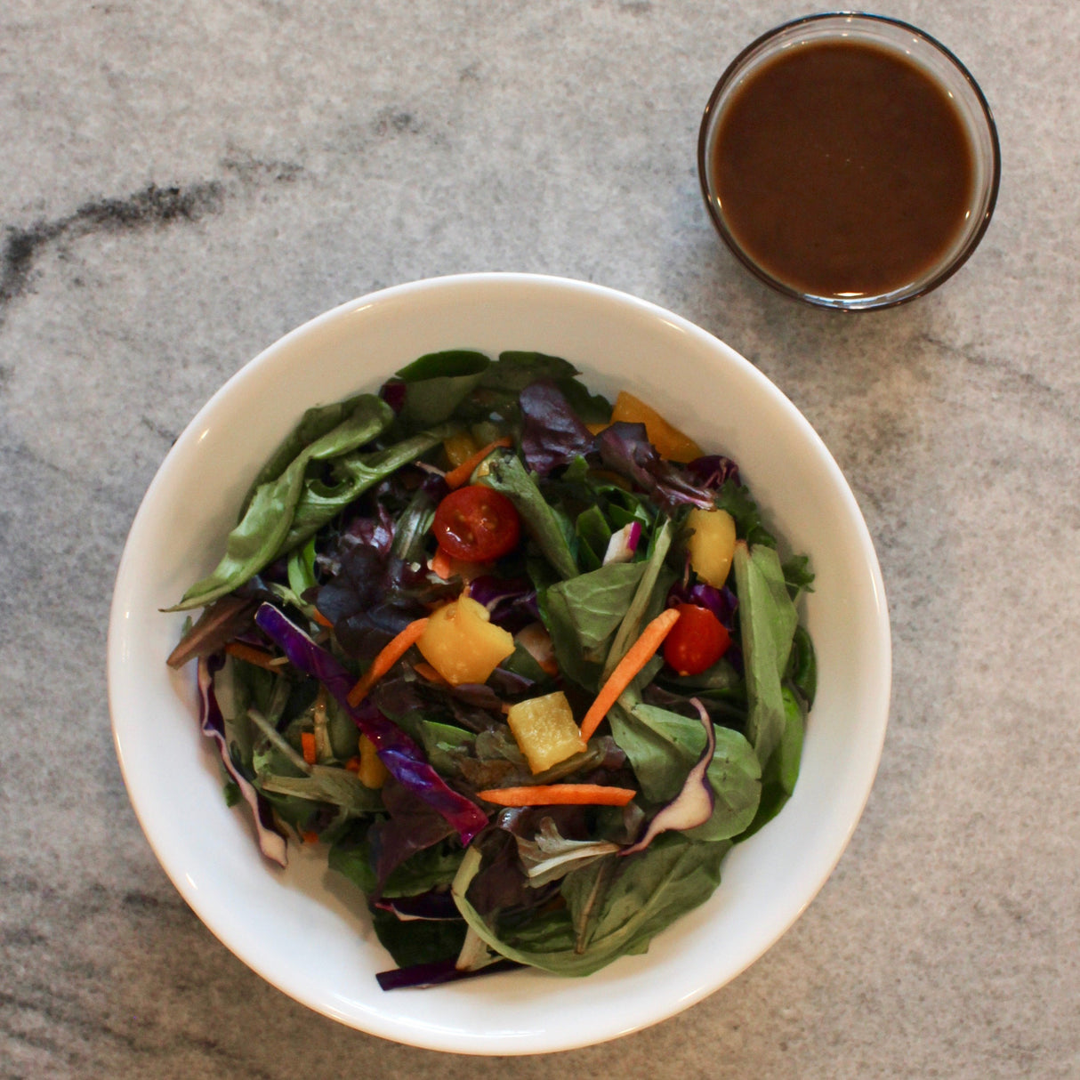 Pictured with KMP Chopped Salad.