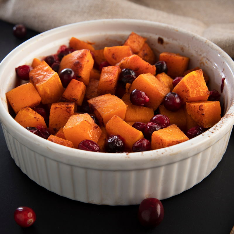 KMP Kosher for Passover Roasted Sweet Potatoes with Craisins & Leeks