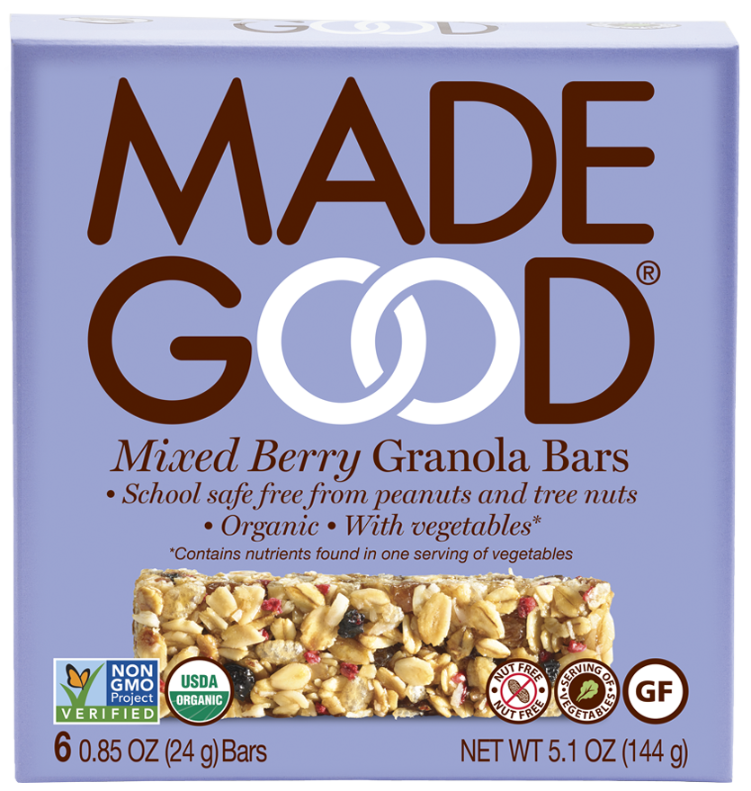 MadeGood Mixed Berry Granola Bars