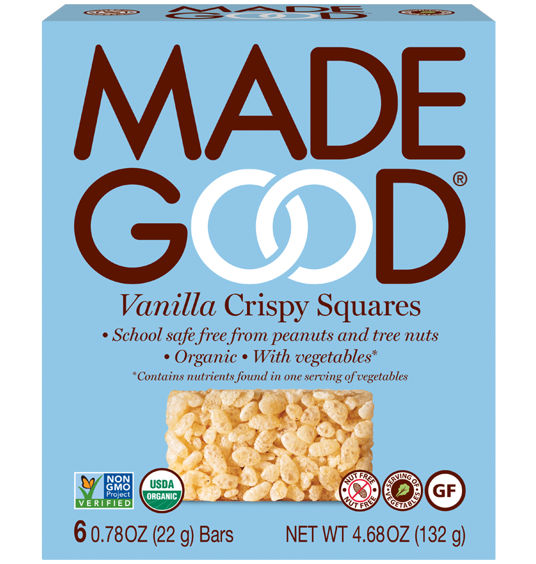 MadeGood Vanilla Crispy Squares