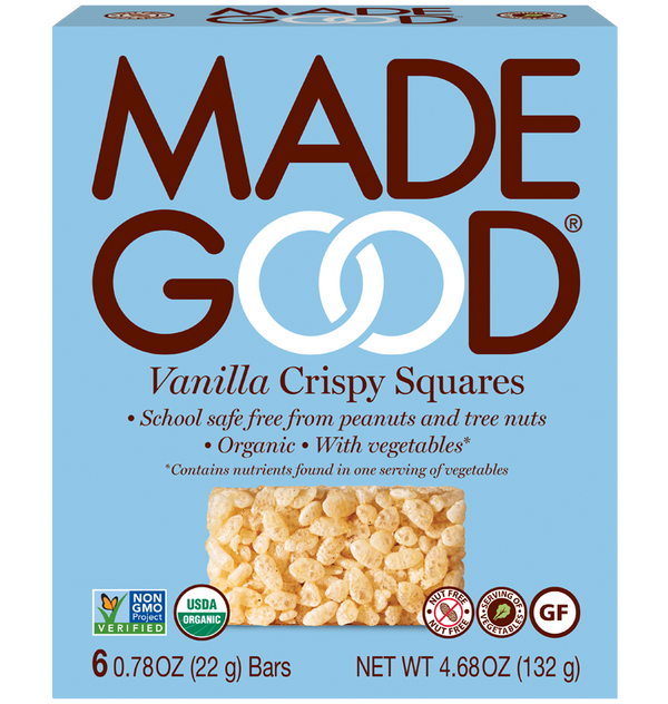 MadeGood Vanilla Crispy Squares