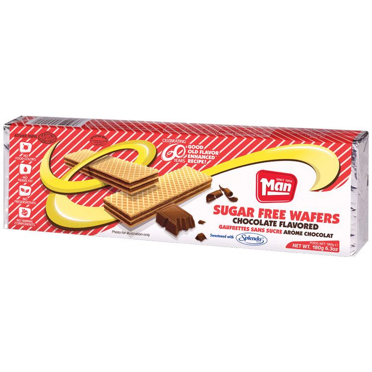 Man Sugar Free Chocolate Wafers