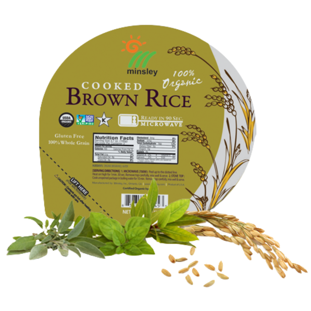Minsley Cooked Organic Brown Rice