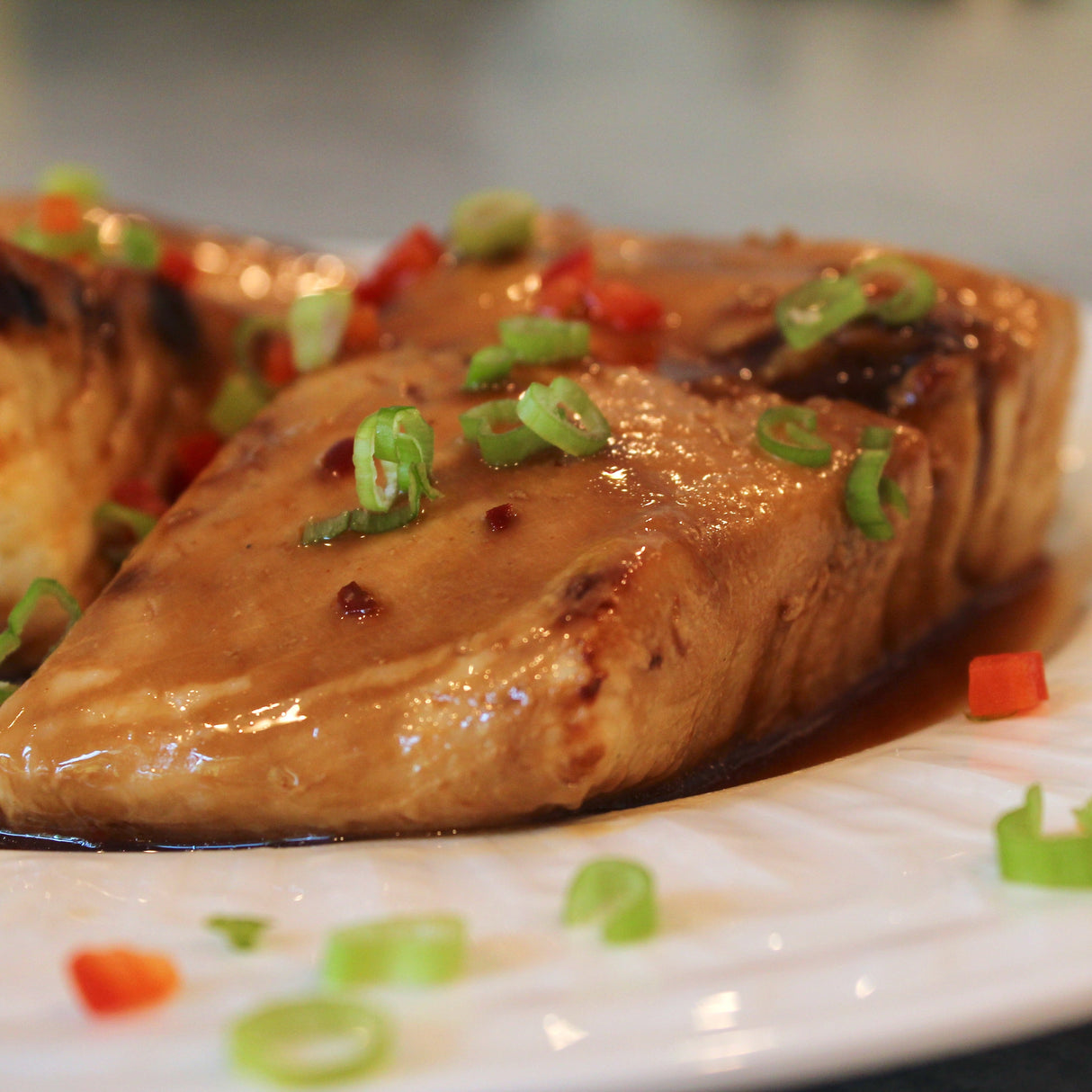 Chilean Sea Bass with Five-Color Vegetable Relish