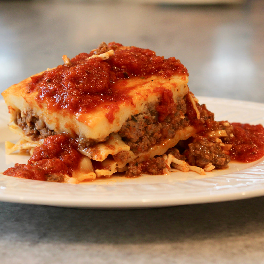 Nonna's Beef Lasagna with Dairy-Free Cheese