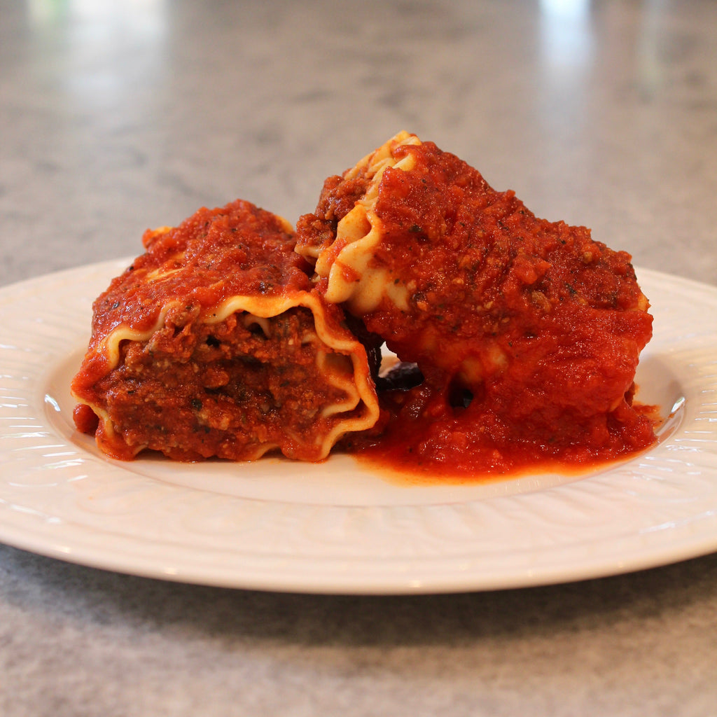 Nonna’s Rolled Lasagna Bolognese