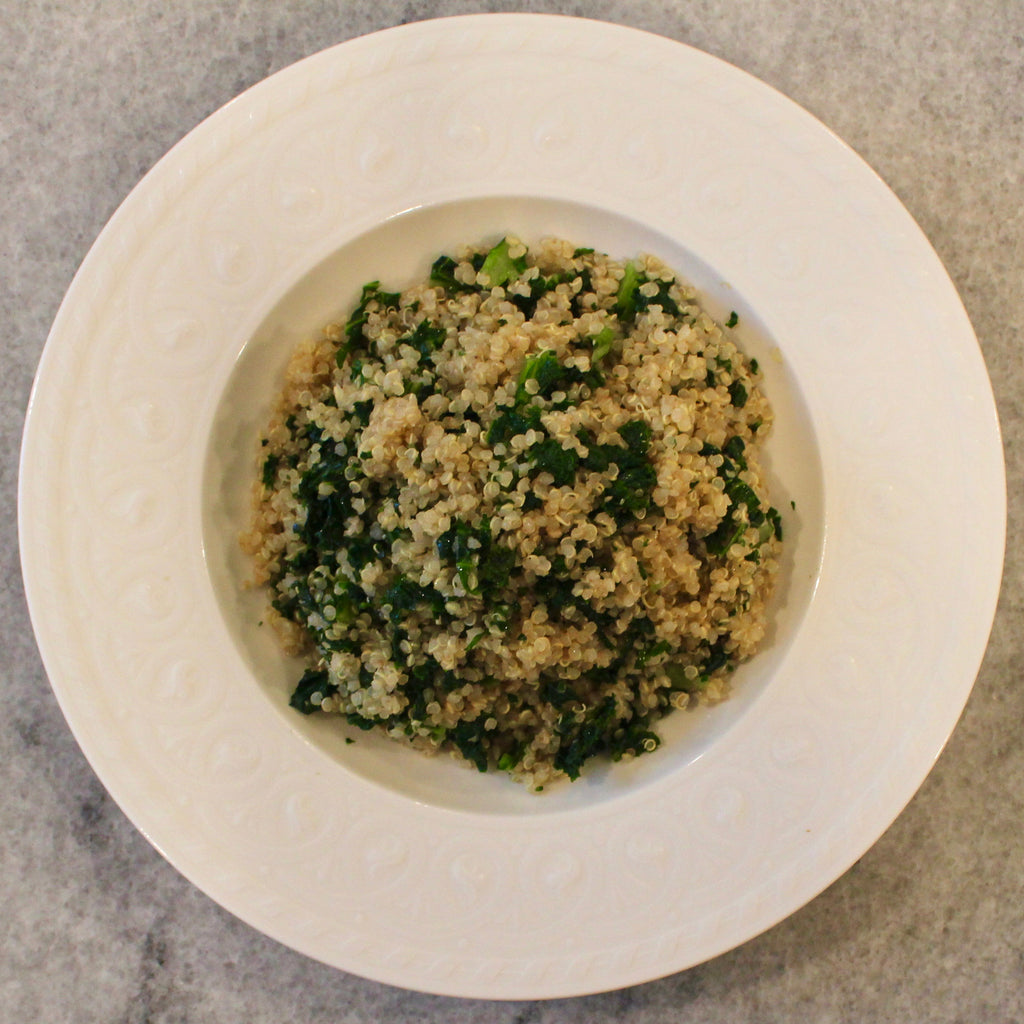 Quinoa with Spinach