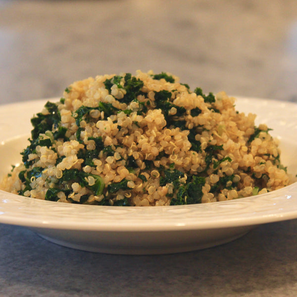 Quinoa with Spinach