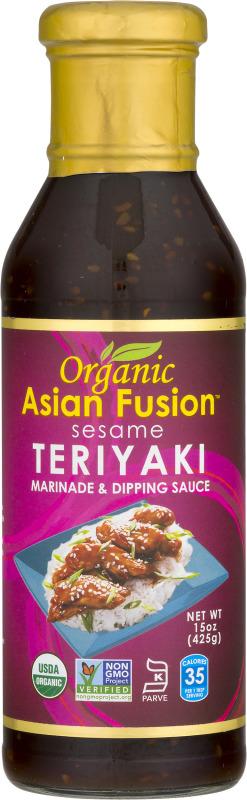 Organic Asian Fusion Sesame Teriyaki Marinade & Dipping Sauce