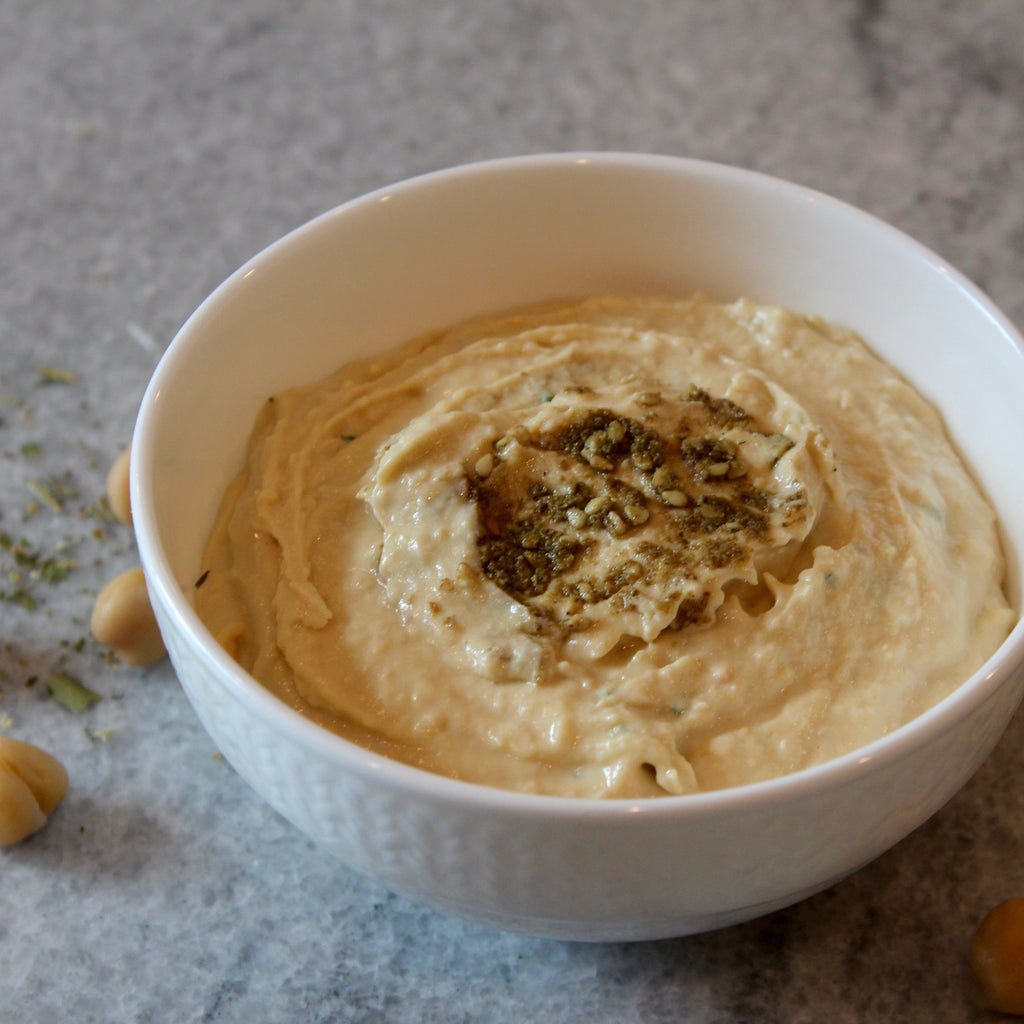 Organic Za'atar Hummus Catering Bowl