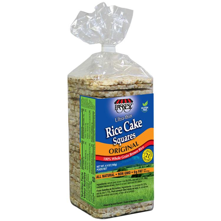 Paskesz Ultra-Thin Rice Cake Squares - Original | The Kosher