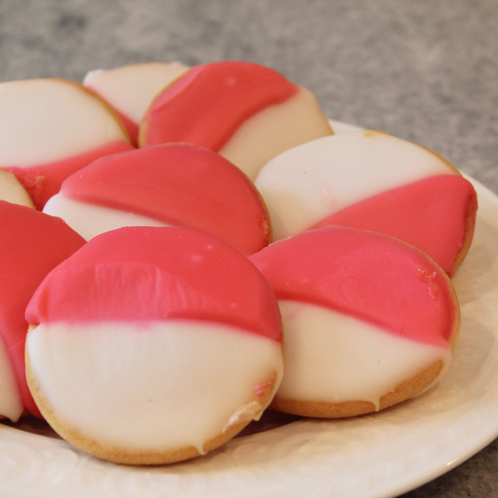 Pink & White Cookies