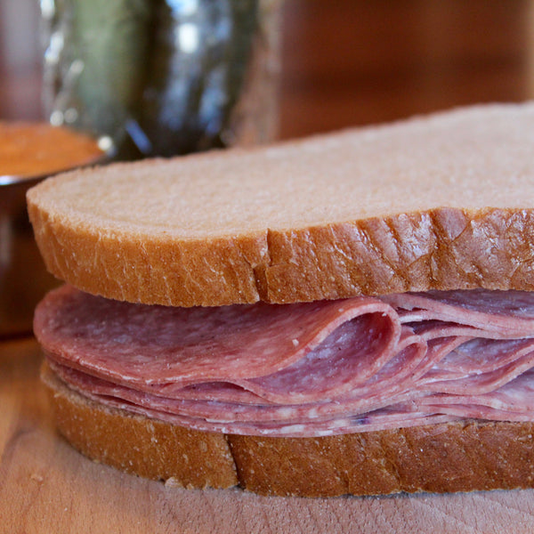 Salami on Seedless Rye