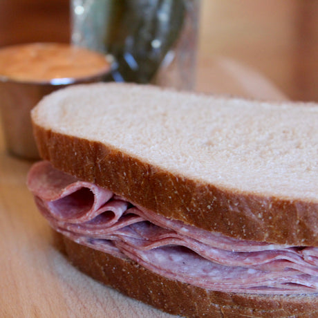 Salami on Seedless Rye