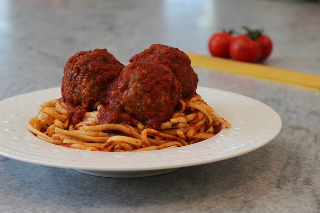 Spaghetti & Meatball Marinara Catering Tray
