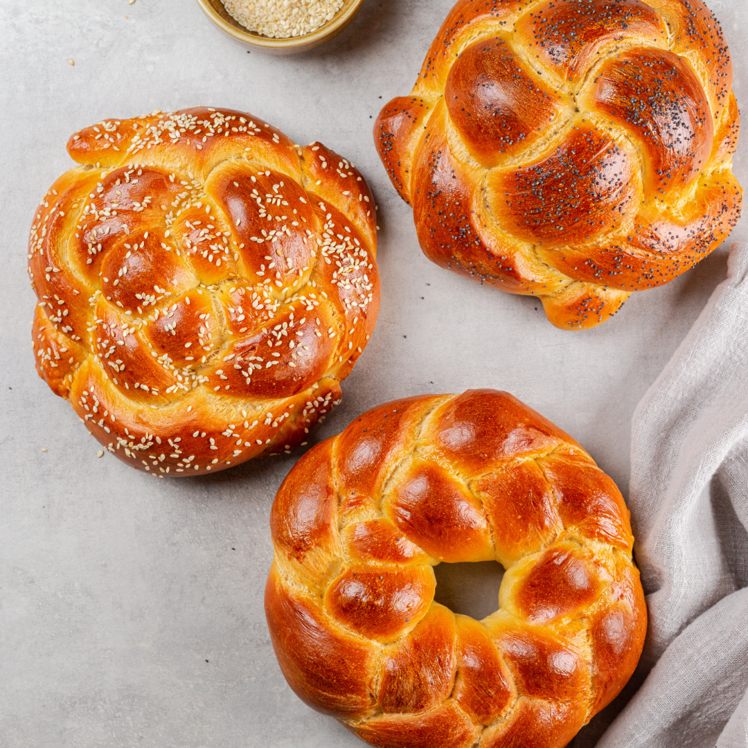 Zadies Bake Shop Round Whole Wheat Challah