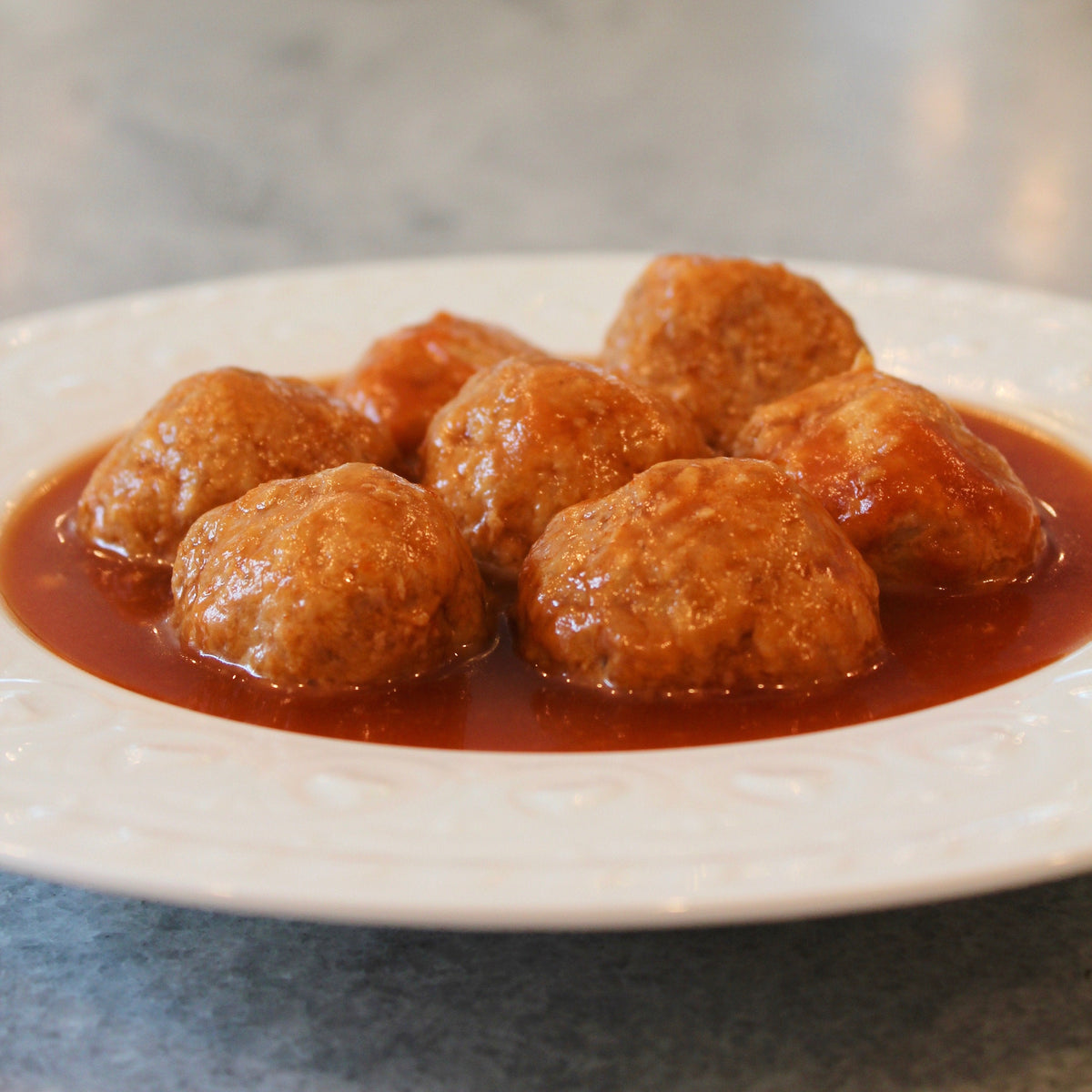 The KMP Kosher for Passover Sweet & Sour Turkey Meatballs The