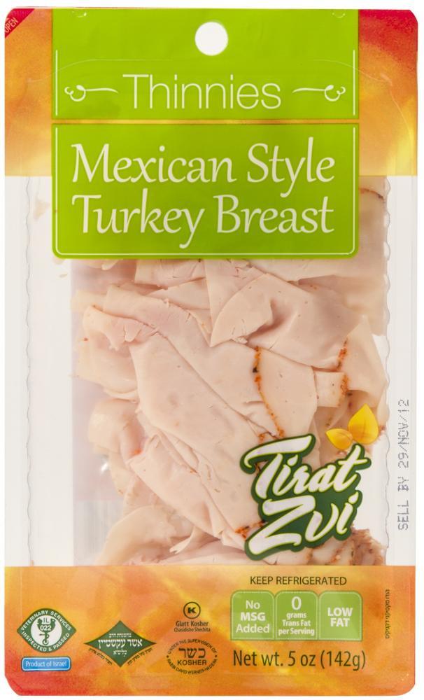 Tirat Zvi Mexican Style Turkey Breast Thinnies