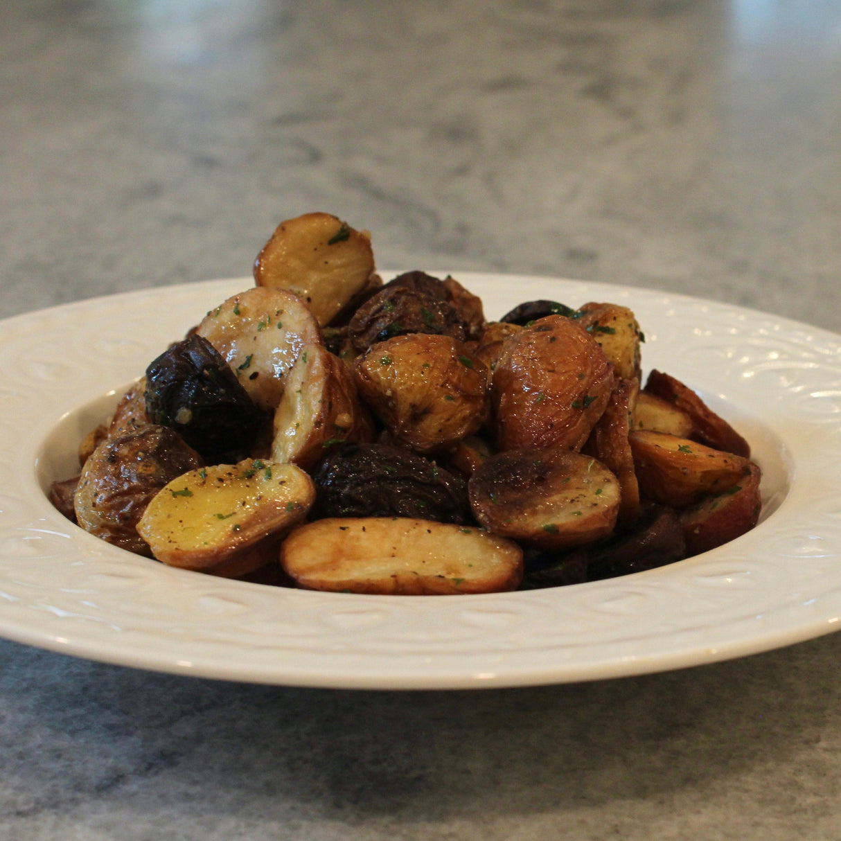 KFP Tricolor Herbed Marble Potatoes