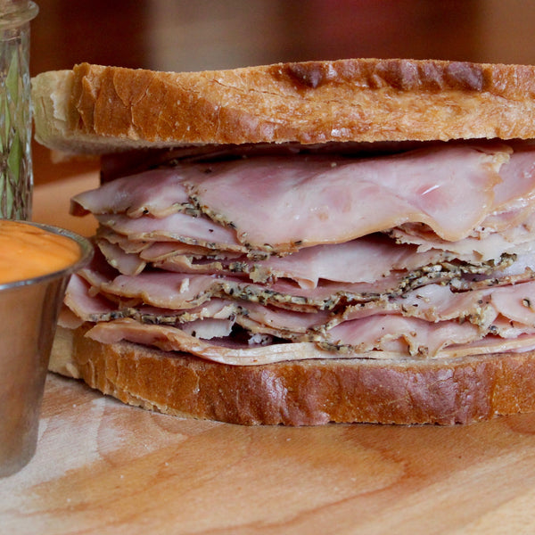 Turkey Pastrami on Seedless Rye