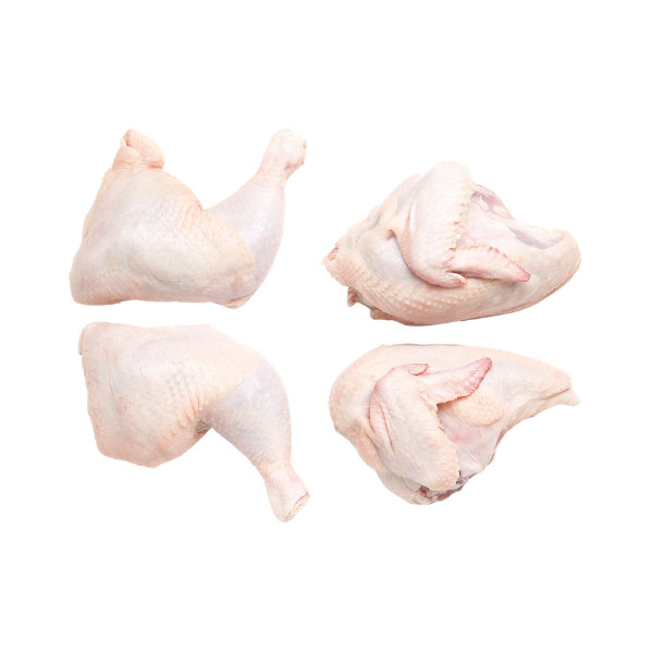 Whole Large Pullet Cut in Quarters