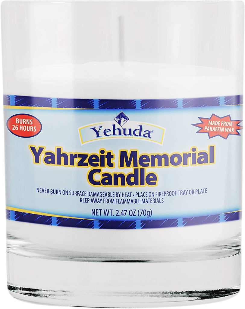 Yehuda Yahrzeit Memorial Candle