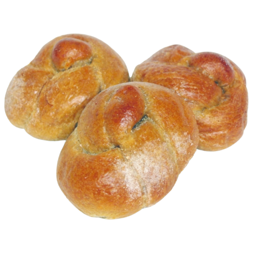 Zadies Bake Shop Whole Wheat Challah Rolls